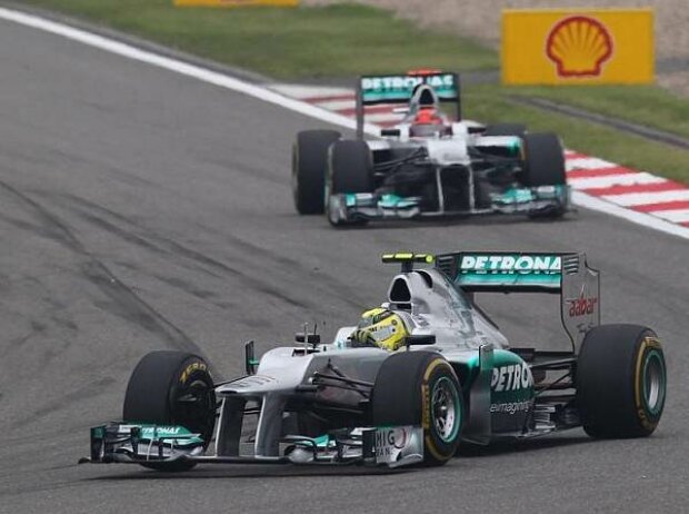Nico Rosberg, Michael Schumacher