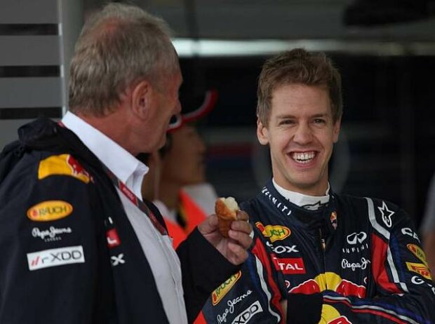 Titel-Bild zur News: Helmut Marko (Red-Bull-Motorsportchef), Sebastian Vettel