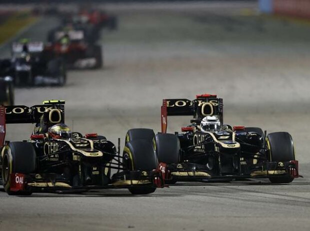 Romain Grosjean, Kimi Räikkönen Romain Grosjean, Kimi Räikkönen