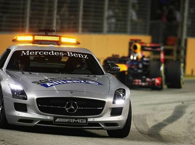 Titel-Bild zur News: Sebastian Vettel, Safety-Car