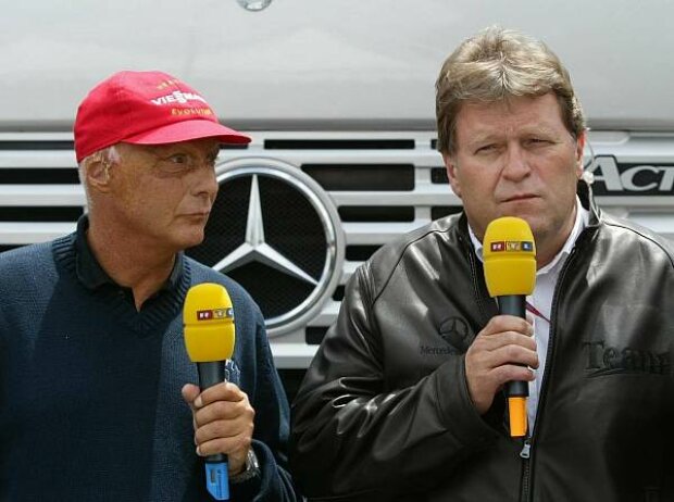 Niki Lauda und Norbert Haug
