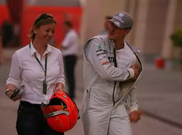 Sabine Kehm und Michael Schumacher Titel-Bild zur News: Sabine Kehm und Michael Schumacher