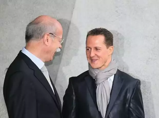 Titel-Bild zur News: Dieter Zetsche und Michael Schumacher