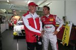 Wolfgang Ullrich (Audi Sportchef) und Timo Scheider (Abt-Audi) 