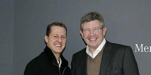 Brawn und Schumacher: Geheimniskrämerei gab es nicht