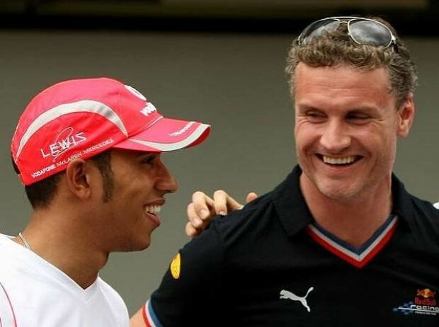 Titel-Bild zur News: David Coulthard, Lewis Hamilton