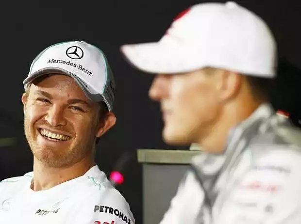 Nico Rosberg, Michael Schumacher Titel-Bild zur News: Nico Rosberg, Michael Schumacher