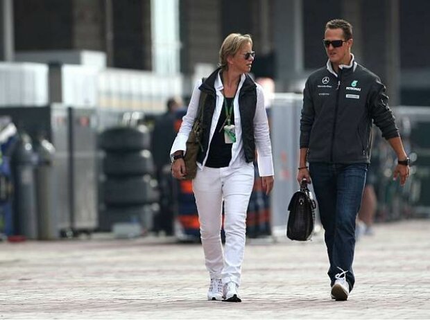 Sabine Kehm und Michael Schumacher