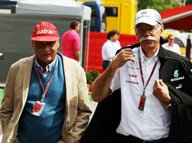 Niki Lauda und Dieter Zetsche Niki Lauda und Dieter Zetsche