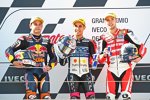 Sandro Cortese, Luis Salom und Jonas Folger 