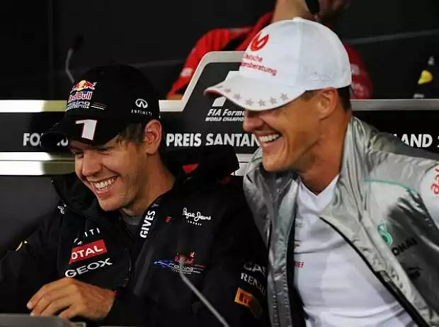Sebastian Vettel, Michael Schumacher Titel-Bild zur News: Sebastian Vettel, Michael Schumacher