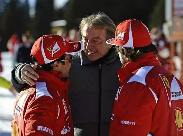Felipe Massa, Luca di Montezemolo und Fernando Alonso Titel-Bild zur News: Felipe Massa, Luca di Montezemolo und Fernando Alonso
