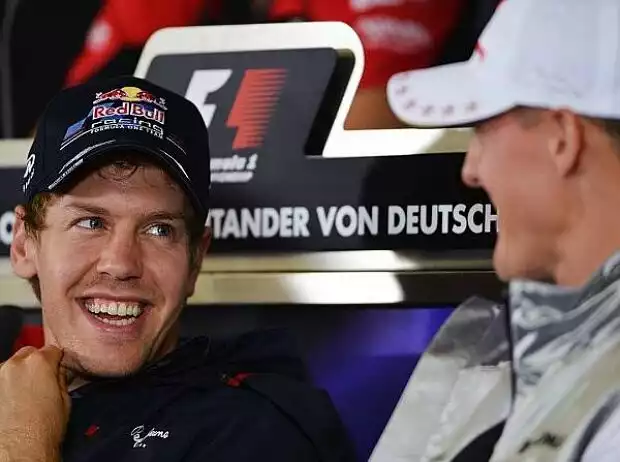 Sebastian Vettel, Michael Schumacher Titel-Bild zur News: Sebastian Vettel, Michael Schumacher