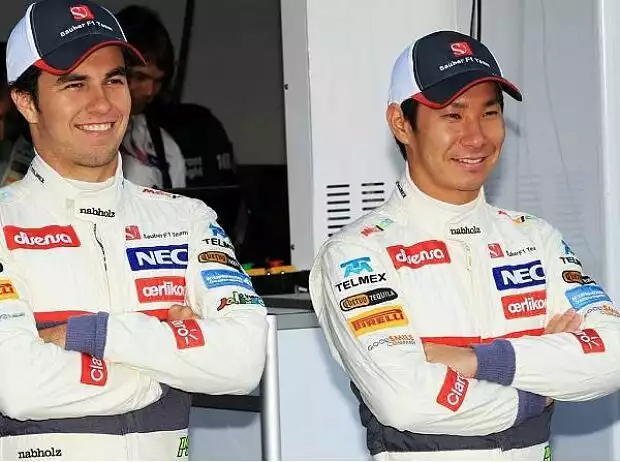 Titel-Bild zur News: Sergio Perez, Kamui Kobayashi
