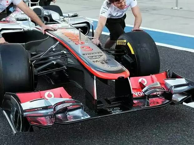 McLaren, Frontflügel Titel-Bild zur News: McLaren, Frontflügel