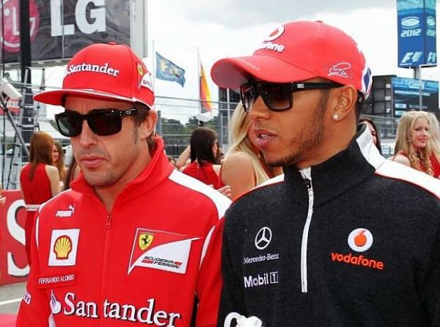 Fernando Alonso, Lewis Hamilton