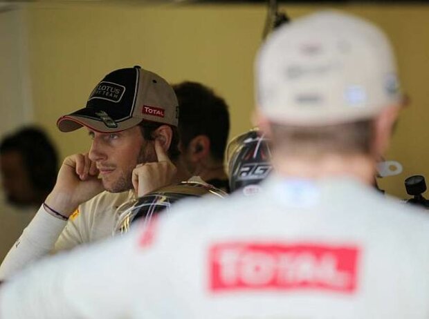 Kimi Räikkönen und Romain Grosjean