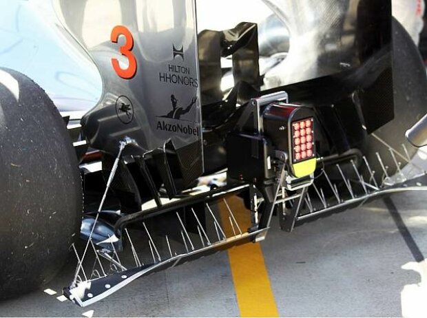 Messgerät am McLaren von Jenson Button Messgerät am McLaren von Jenson Button