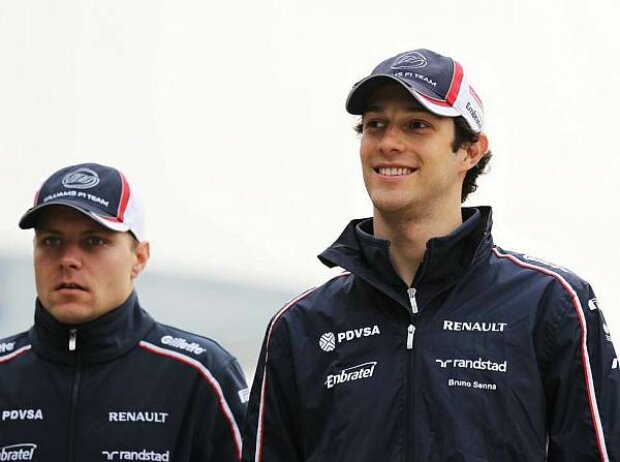 Valtteri Bottas und Bruno Senna Valtteri Bottas und Bruno Senna