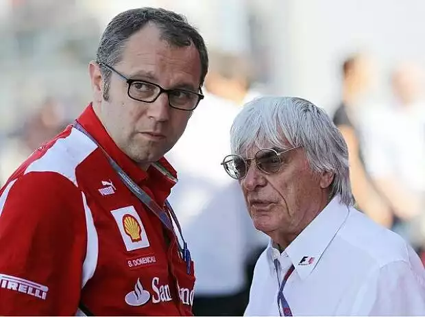 Stefano Domenicali und Bernie Ecclestone Titel-Bild zur News: Stefano Domenicali und Bernie Ecclestone