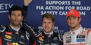 Red Bull in Reihe eins: Vettel in Suzuka vor Webber