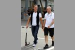 Michael Schumacher (Mercedes) und Jock Clear (Renningenieur) 