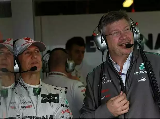 Michael Schumacher und Ross Brawn Titel-Bild zur News: Michael Schumacher und Ross Brawn