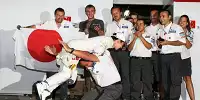 Bild zum Inhalt: Japan jubelt: Saubers Kobayashi auf dem Suzuka-Podium