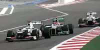 Bild zum Inhalt: Mit Rückenwind: Sauber stellt den Silberpfeilen nach