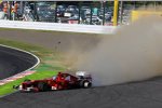 Fernando Alonso (Ferrari) auf Abwegen