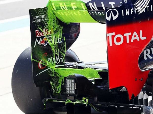 Titel-Bild zur News: FloViz-Farbe am Red Bull von Sebastian Vettel
