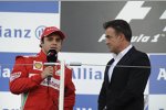 Felipe Massa (Ferrari) mit Jean Alesi
