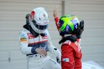 Felipe Massa (Ferrari) und Kamui Kobayashi (Sauber) 