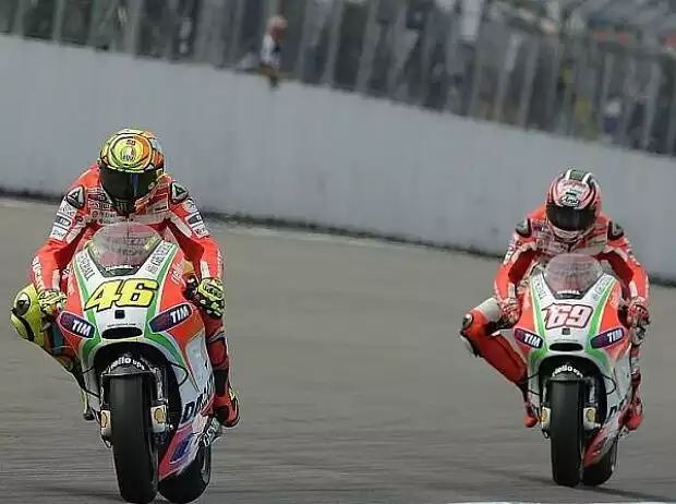 Valentino Rossi, Nicky Hayden Titel-Bild zur News: Valentino Rossi, Nicky Hayden