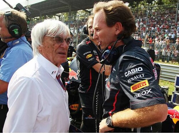Bernie Ecclestone und Christian Horner Bernie Ecclestone und Christian Horner
