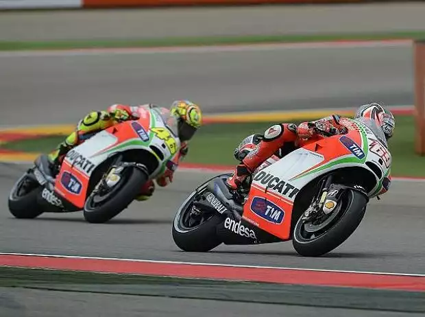 Valentino Rossi, Nicky Hayden Titel-Bild zur News: Valentino Rossi, Nicky Hayden