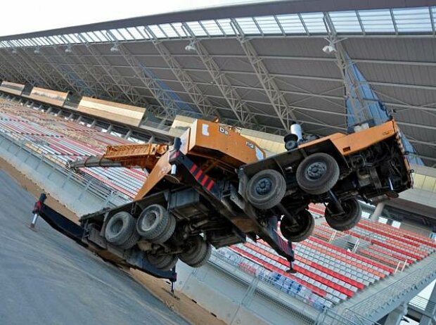 Unfall bei den Bauarbeiten in Yeongam Unfall bei den Bauarbeiten in Yeongam