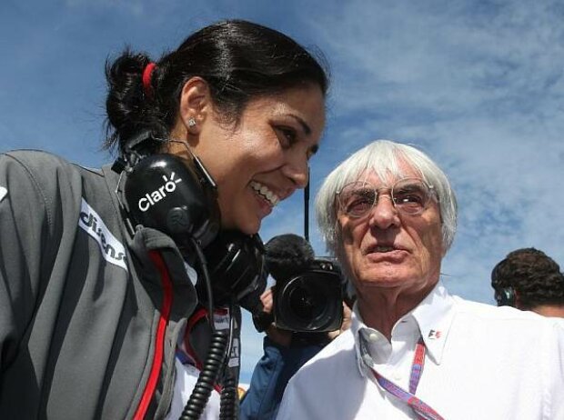 Monisha Kaltenborn und Bernie Ecclestone Monisha Kaltenborn und Bernie Ecclestone