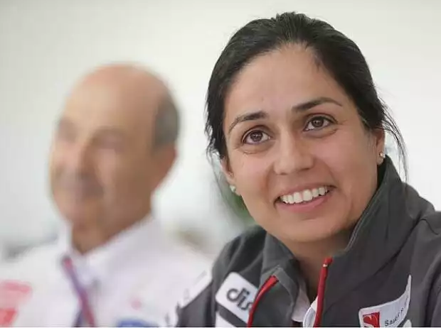 Titel-Bild zur News: Peter Sauber und Monisha Kaltenborn