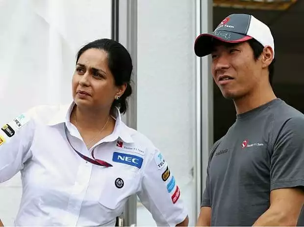 Titel-Bild zur News: Monisha Kaltenborn und Kamui Kobayashi