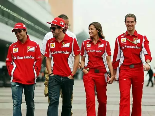 Titel-Bild zur News: Felipe Massa, Fernando Alonso