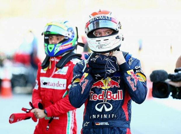 Titel-Bild zur News: Felipe Massa und Sebastian Vettel