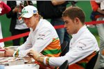 Nico Hülkenberg (Force India) und Paul di Resta (Force India) 
