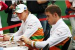 Nico Hülkenberg (Force India) und Paul di Resta (Force India) 