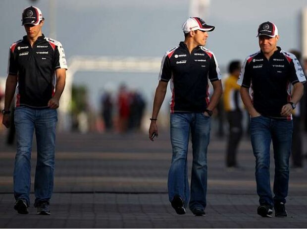 Bruno Senna, Pastor Maldonado, Valtteri Bottas Bruno Senna, Pastor Maldonado, Valtteri Bottas