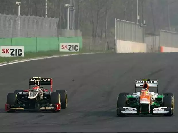 Romain Grosjean und Nico Hülkenberg Titel-Bild zur News: Romain Grosjean und Nico Hülkenberg