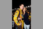 Kyle Busch mit Ehefrau Samantha vor dem Start in Charlotte