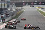 Daniel Ricciardo (Toro Rosso) und Witali Petrow (Caterham) 