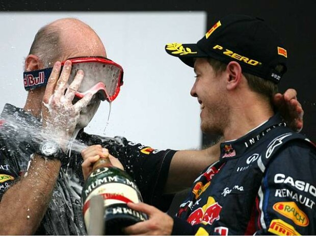 Sebastian Vettel, Adrian Newey Sebastian Vettel, Adrian Newey