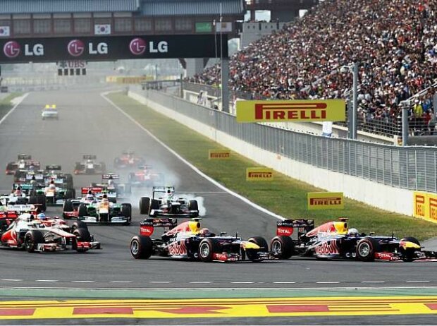 Sebastian Vettel, Mark Webber Sebastian Vettel, Mark Webber